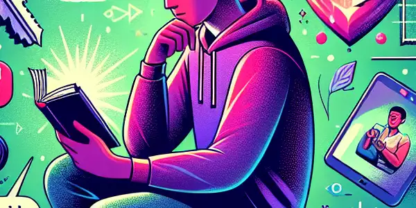 年轻人在TikTok上分享小说故事和书籍推荐。